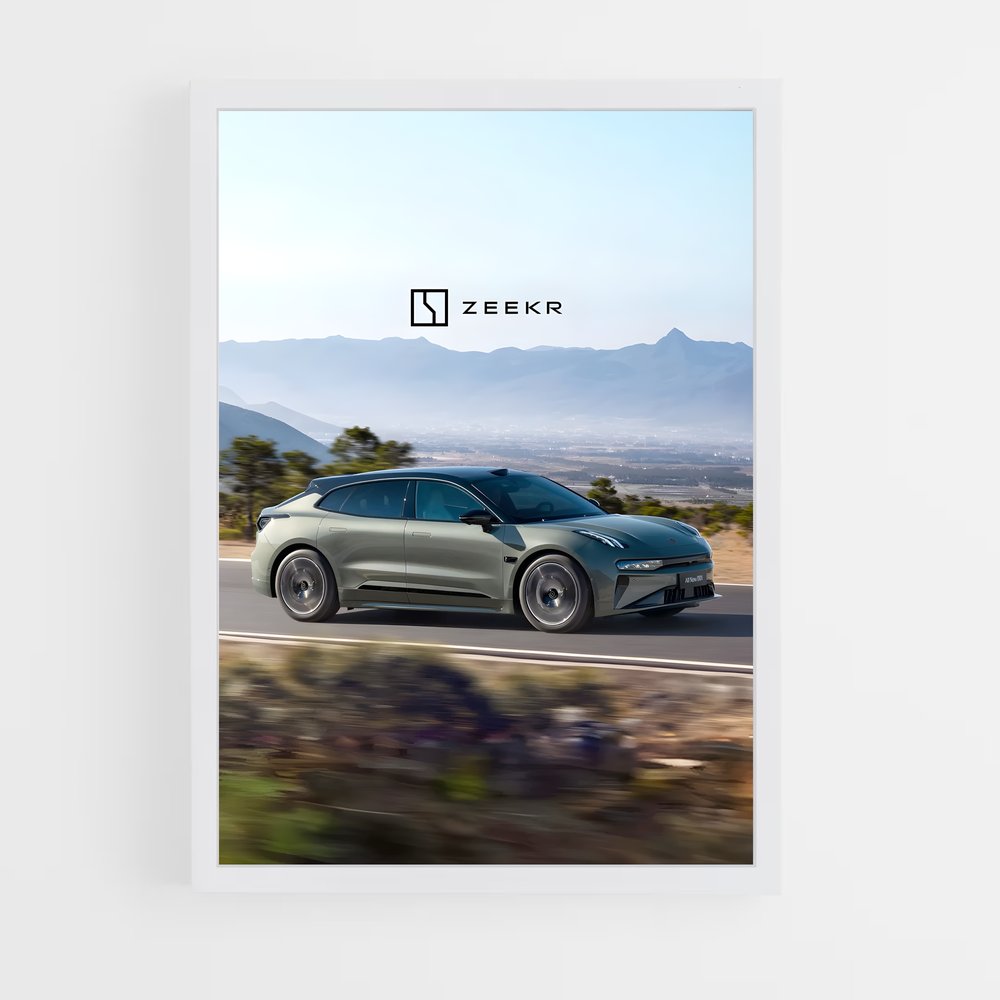 Poster Jaguar I-Pacer – affiche Geely (vue 3)